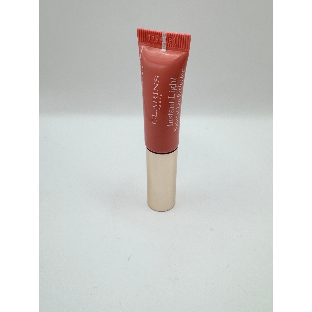 Clarins Instant Light Natural Lip Perfector Rose Pink Travel Size NEW